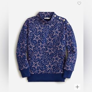 KIDS - Crewcuts Girls' mockneck sweatshirt in fleece Size L (10) NWT